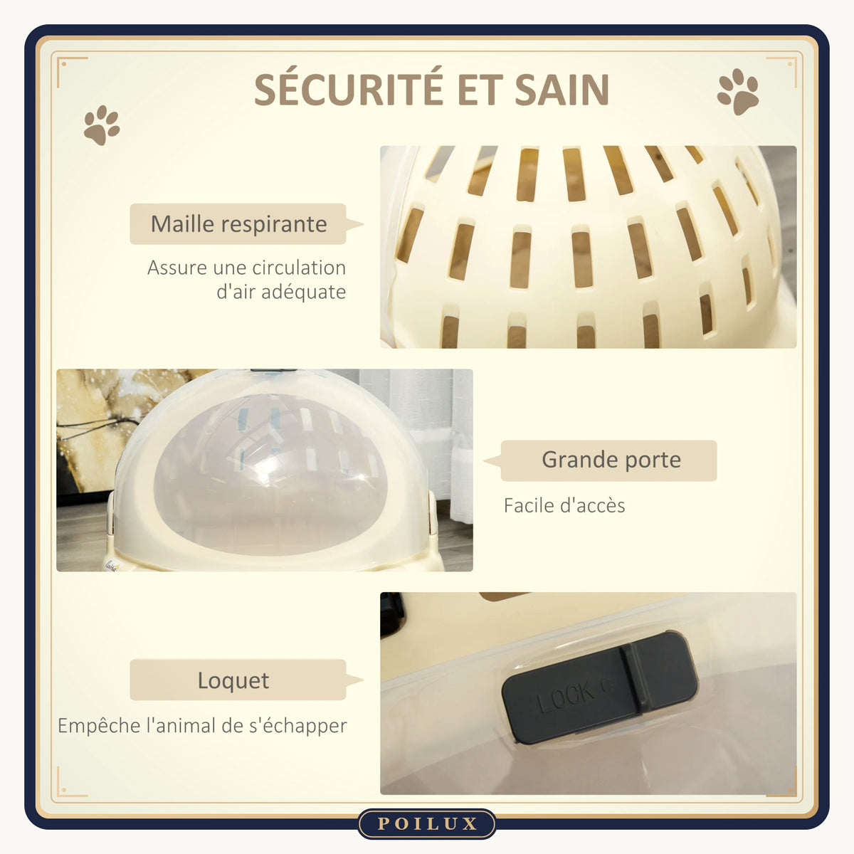 Maison de transport pour chat – vue 4