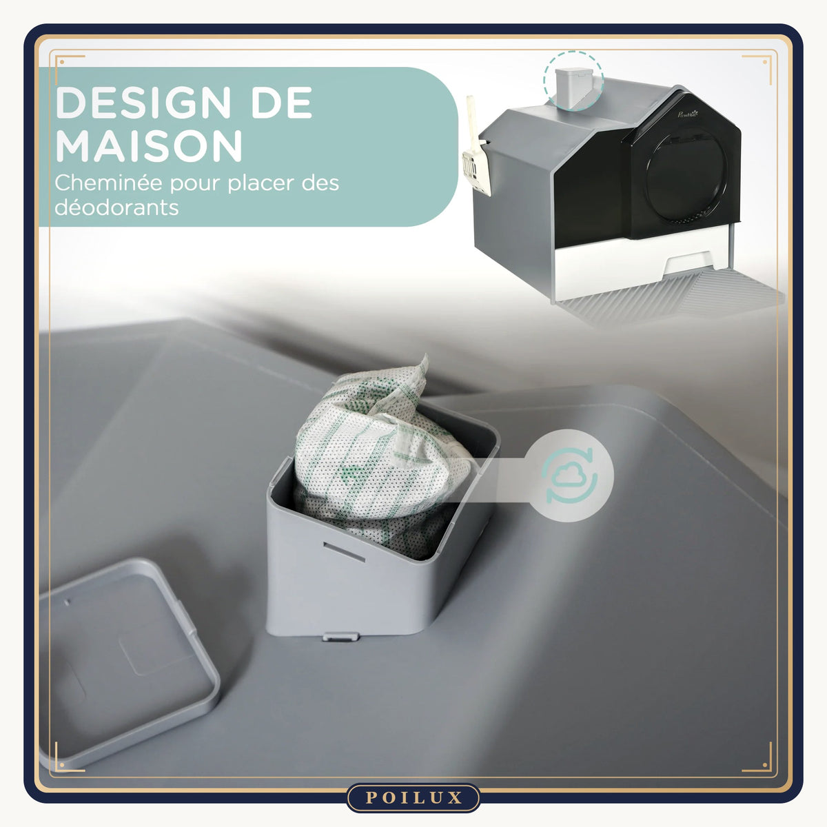 Maison de toilette design maisonnette – vue 2
